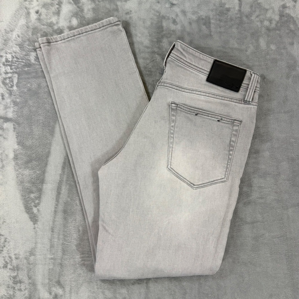 Liverpool Relaxed Straight Jeans Men's Size 32x34 Dark Gray Denim Pants‎